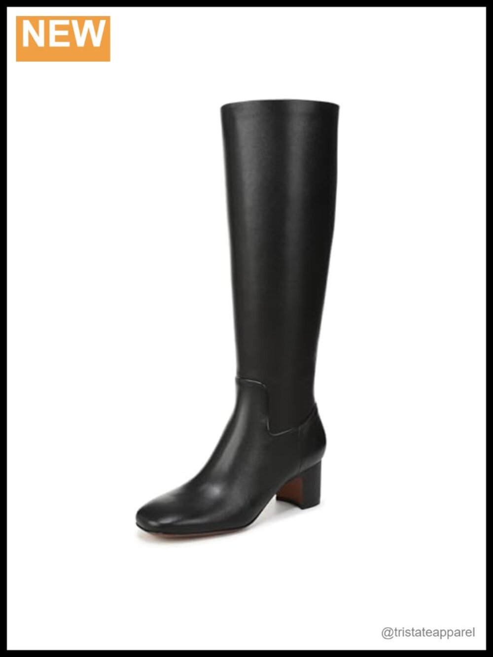 Vince Kellan Mid-Calf Suede Boots Block Heel Zip